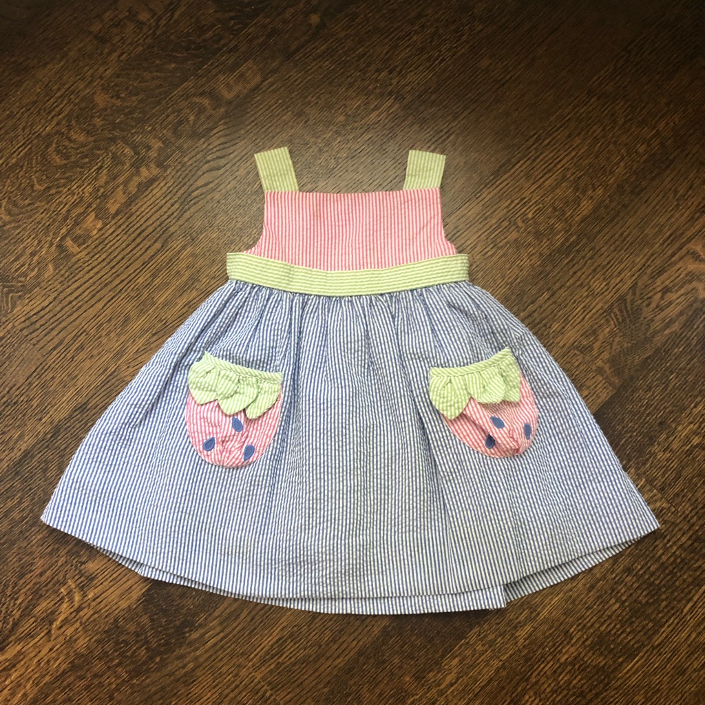 12m Florence Eiseman Seersucker Dress In Very Good Condition!